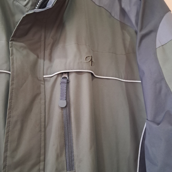 VINTAGE NORDICTRACK   Water Resistant JACKET MEN SIZE 2XL   Green olive - Picture 2 of 10